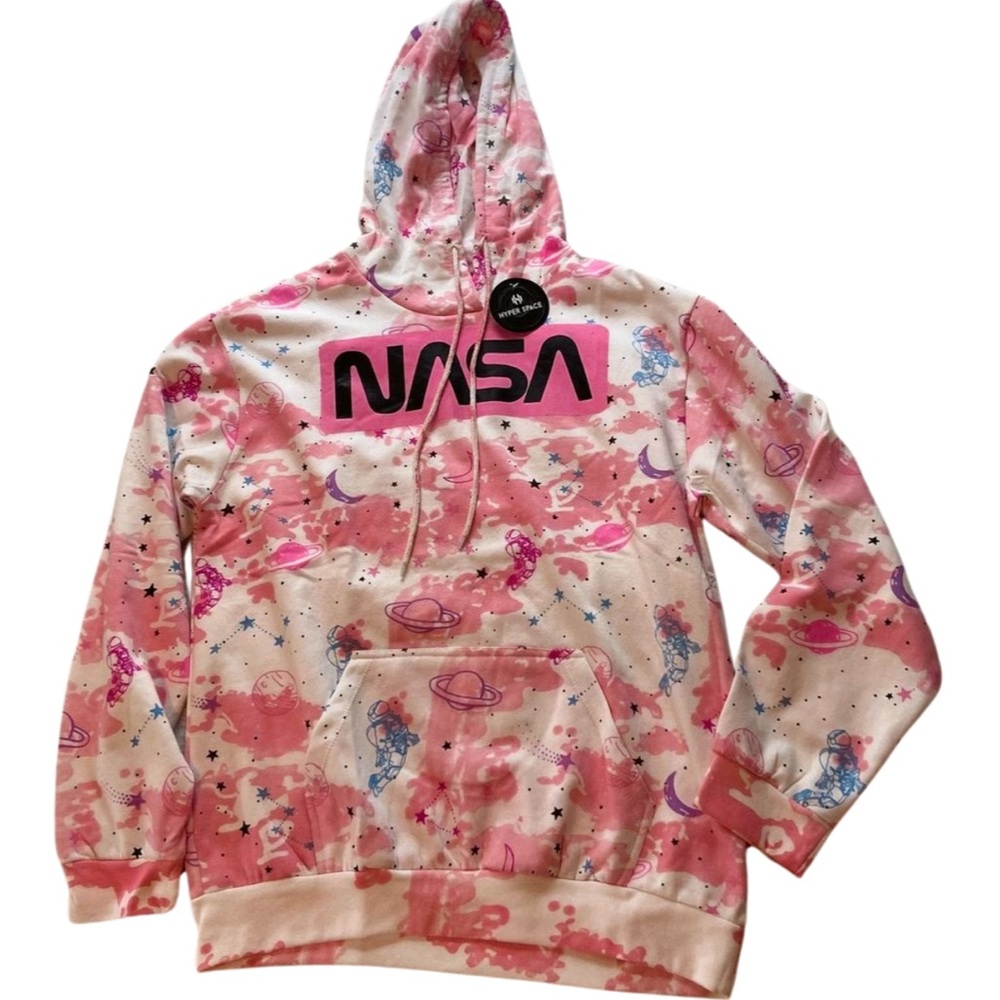 Hyper Space NASA Hoodie HTF Size L ⭐️🌙🧑🏻‍🚀‎